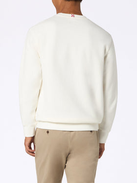 Weißes Sweatshirt für Herren von Soho St Barth Sport Club