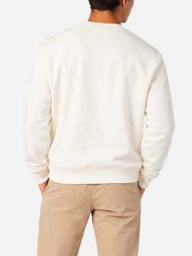 Sudadera Soho con estampado St. Barth Sport Club en blanco 