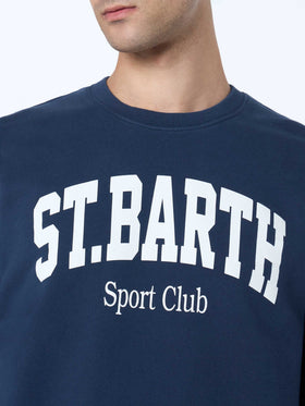 Man blue navy sweatshirt Soho St Barth sport - MC2 Saint Barth
