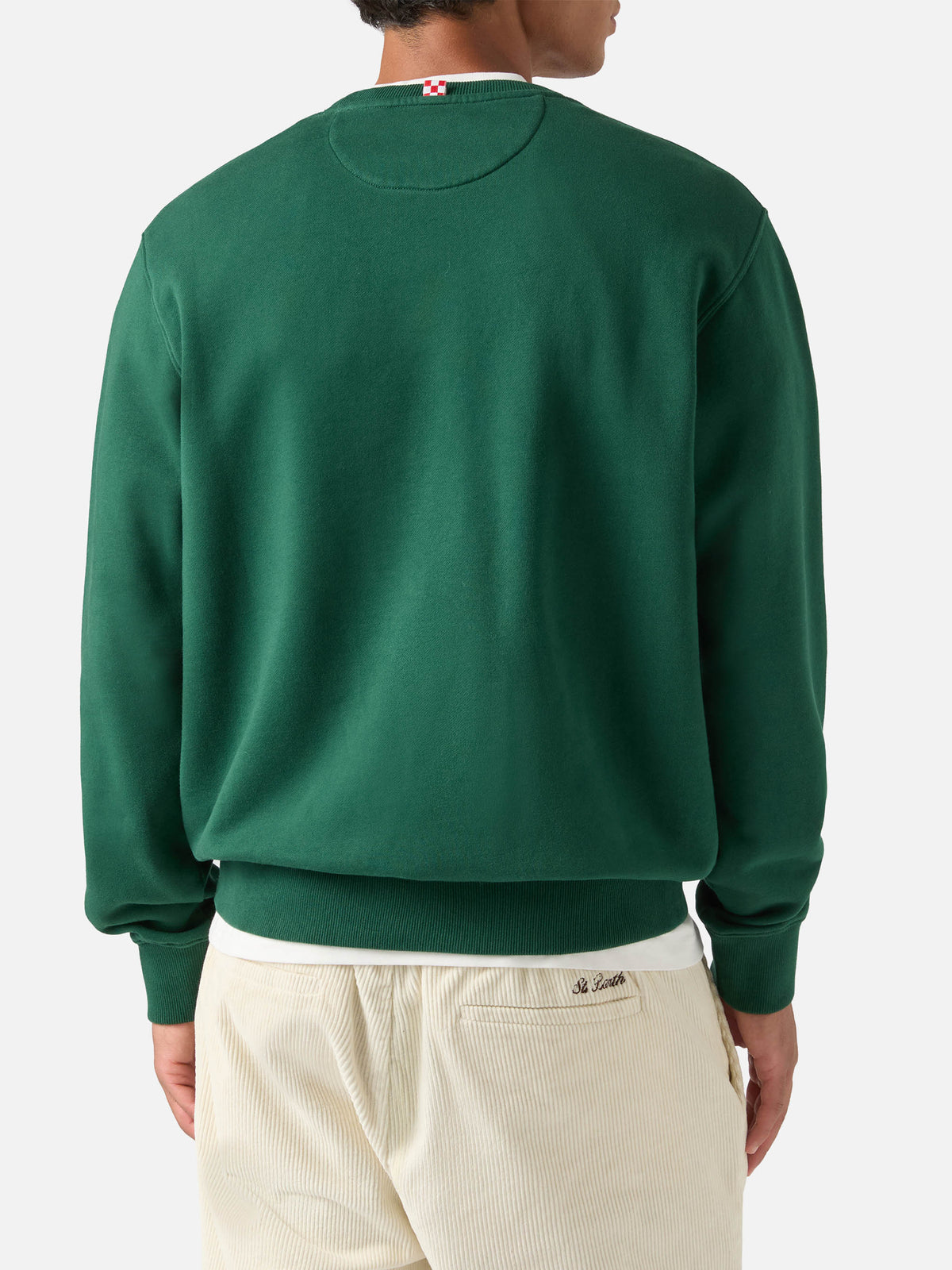 Sweat-shirt Soho vert en coton avec imprimé Snoopy | Special edition 