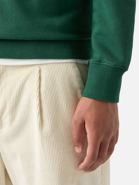 Sweat-shirt Soho vert en coton avec imprimé Snoopy | Special edition 