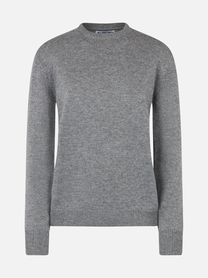 Sorbonne Pullover aus Cashmere-Mix in Grau-Melange 