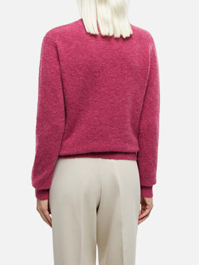 Woman peony stretch yarn sweater Sorbonne - MC2 Saint Barth