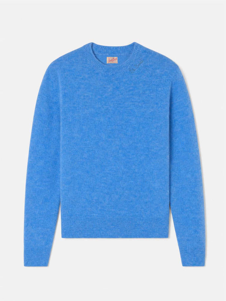 Dusty blue Sorbonne crewneck sweater