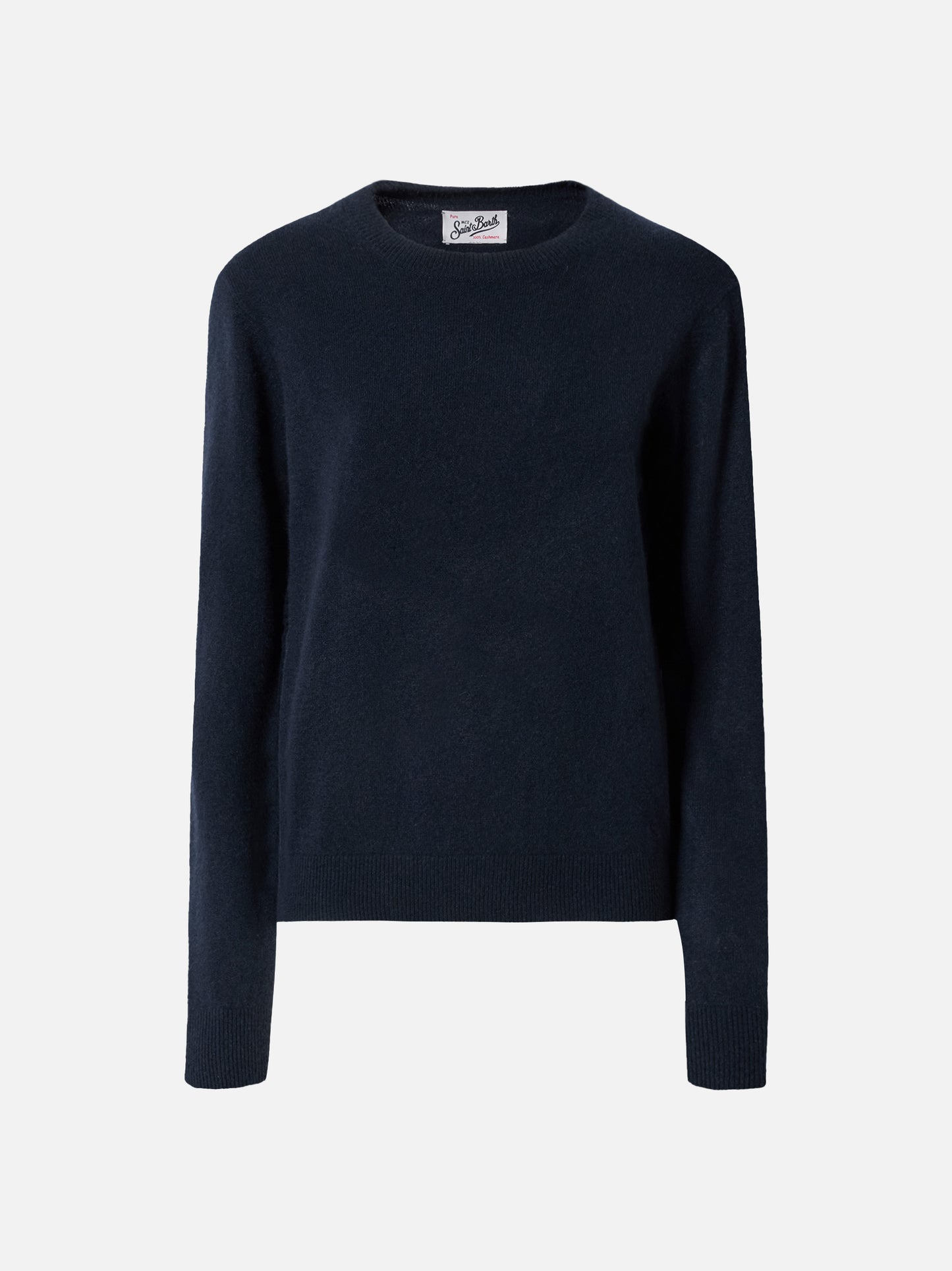 Maglione Sorbonne in 100% CASHMERE blu notte