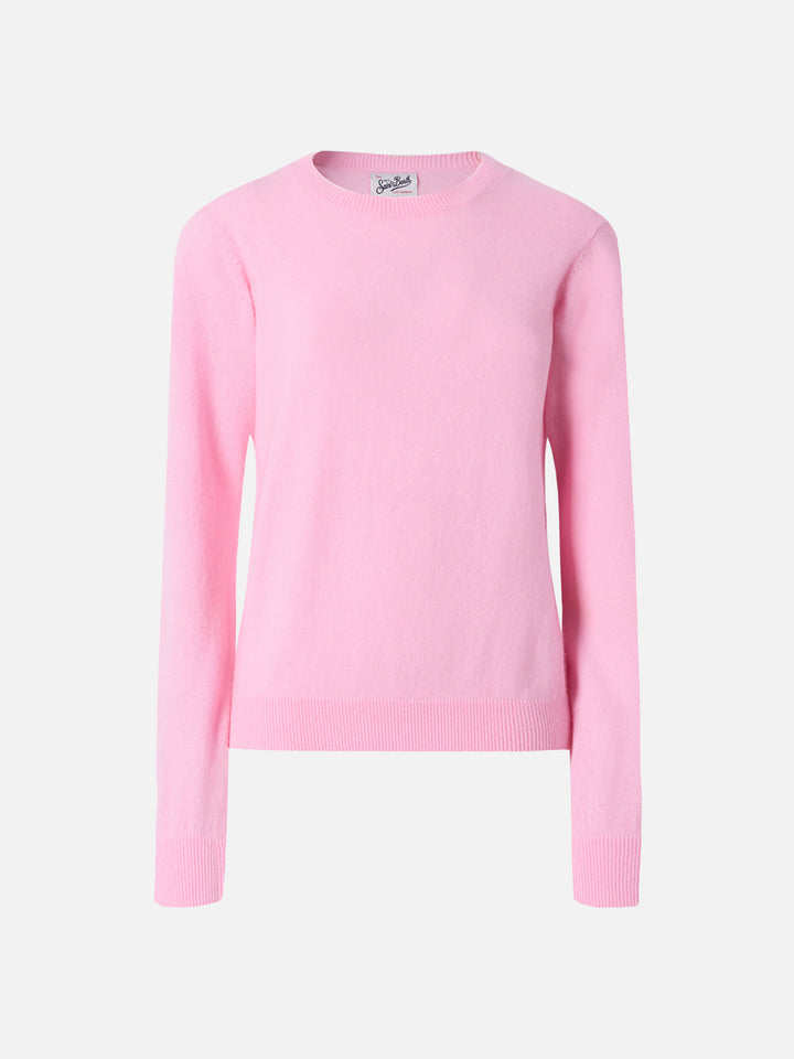 Maglione Sorbonne in 100% CASHMERE rosa