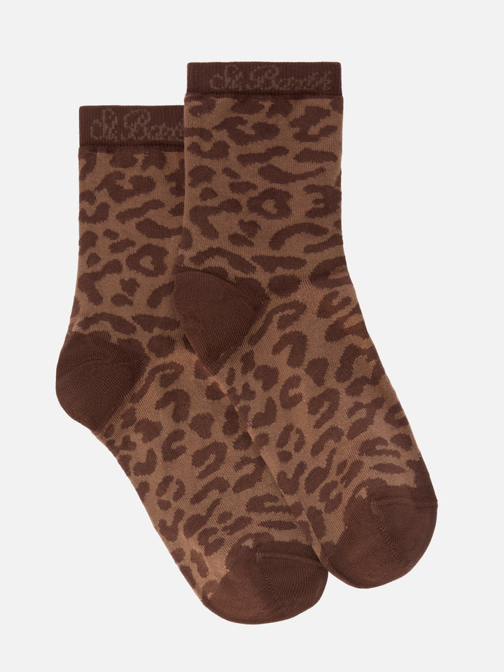Calze Sox in misto cotone leopardato