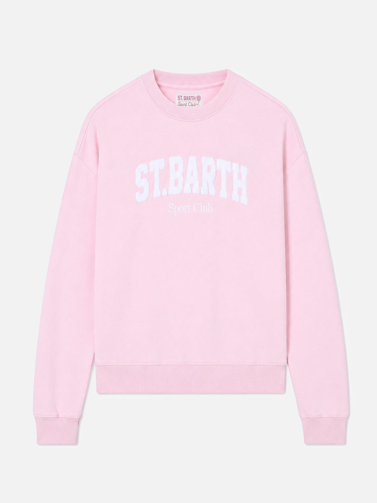 Sudadera Pink Stardust con logo en relieve efecto rizo y bordado Sport Club 