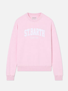 Sudadera Pink Stardust con logo en relieve efecto rizo y bordado Sport Club 