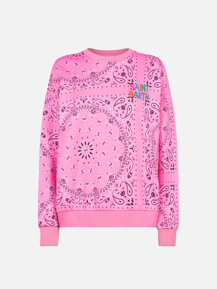 Stardust pink bandana sweatshirt