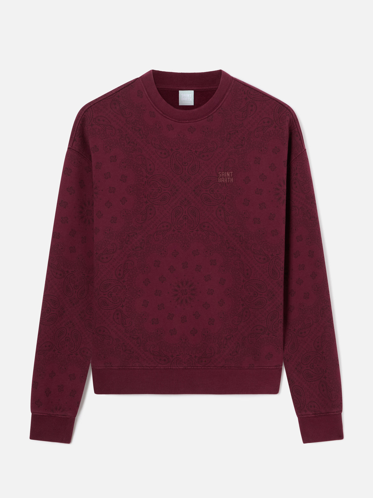 Stardust sweatshirt with bandanna print