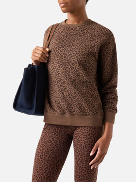 Stardust-Sweatshirt mit Leopardenprint 