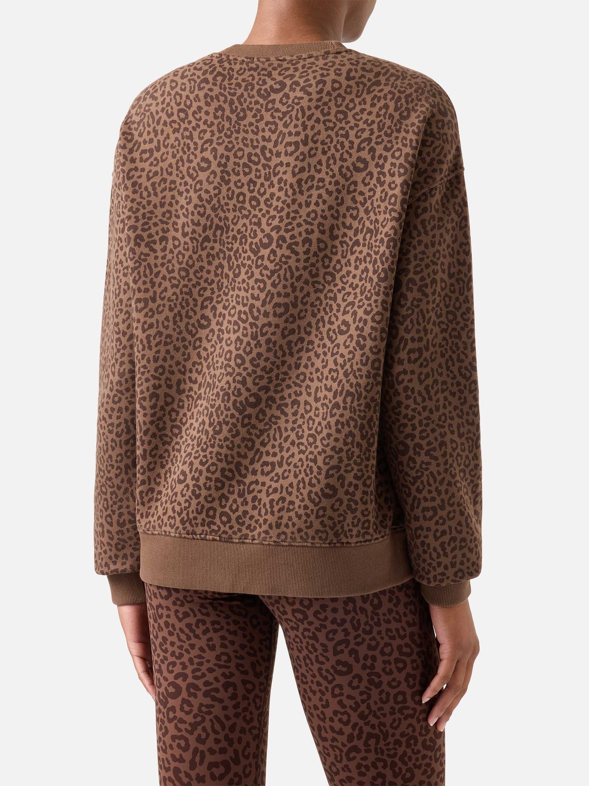Stardust-Sweatshirt mit Leopardenprint 