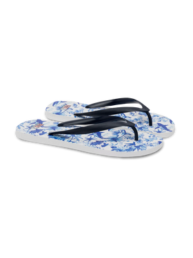 Flip flops Tommy with sharks print | AI CO-CREATED DESIGN BY RICKDICK - POWERED BY RED-EYE - MC2 Saint Barth