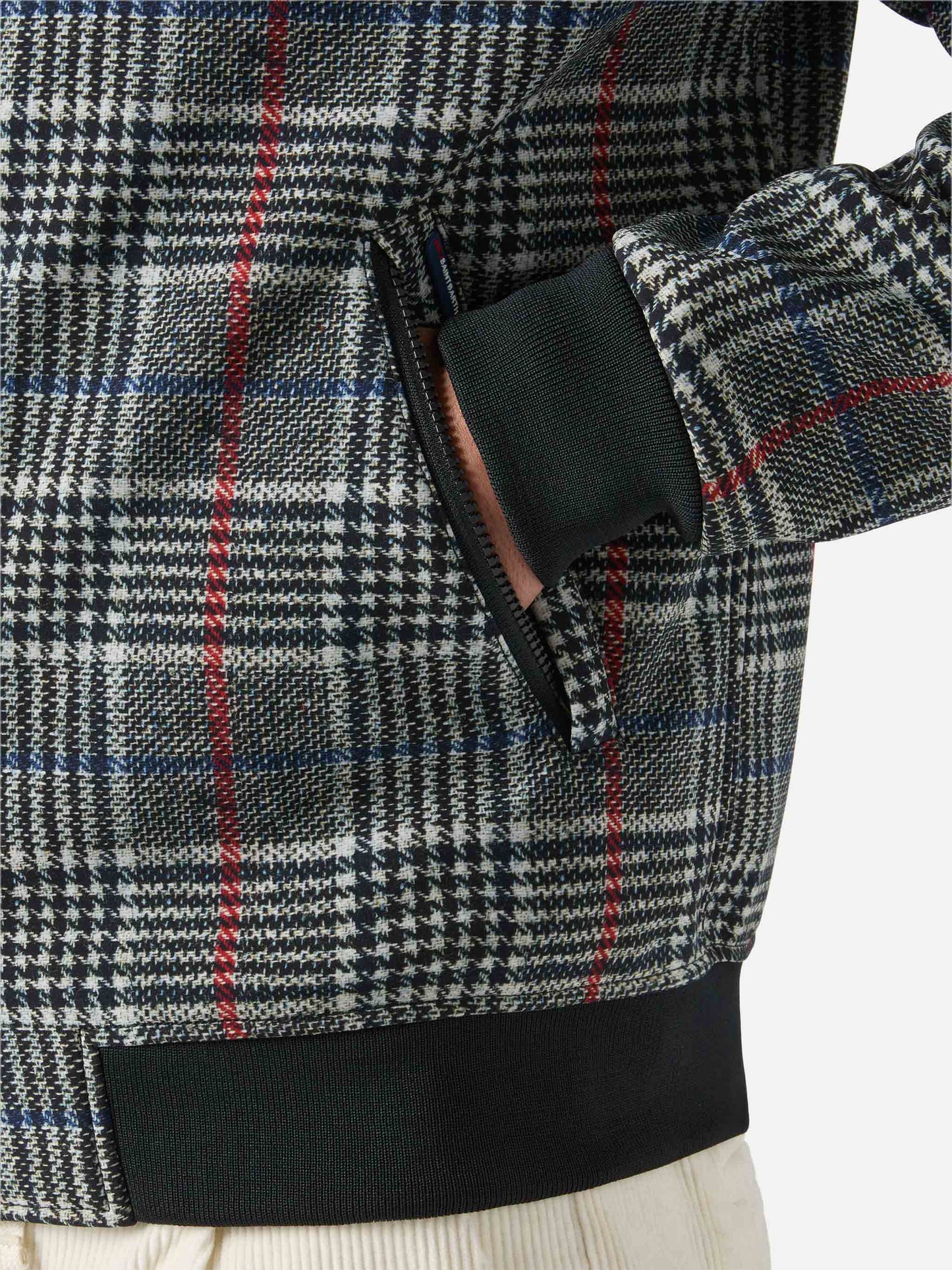 Mittelschwere Prince of Wales Bomberjacke Traveler