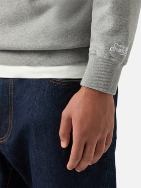 Sudadera con capucha Tribeca de algodón gris con estampado de Snoopy | Special edition 