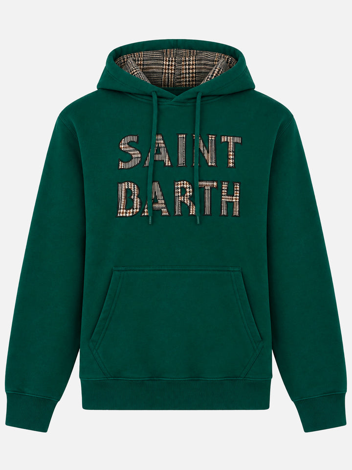 Sweat à capuche vert Tribeca avec patch 