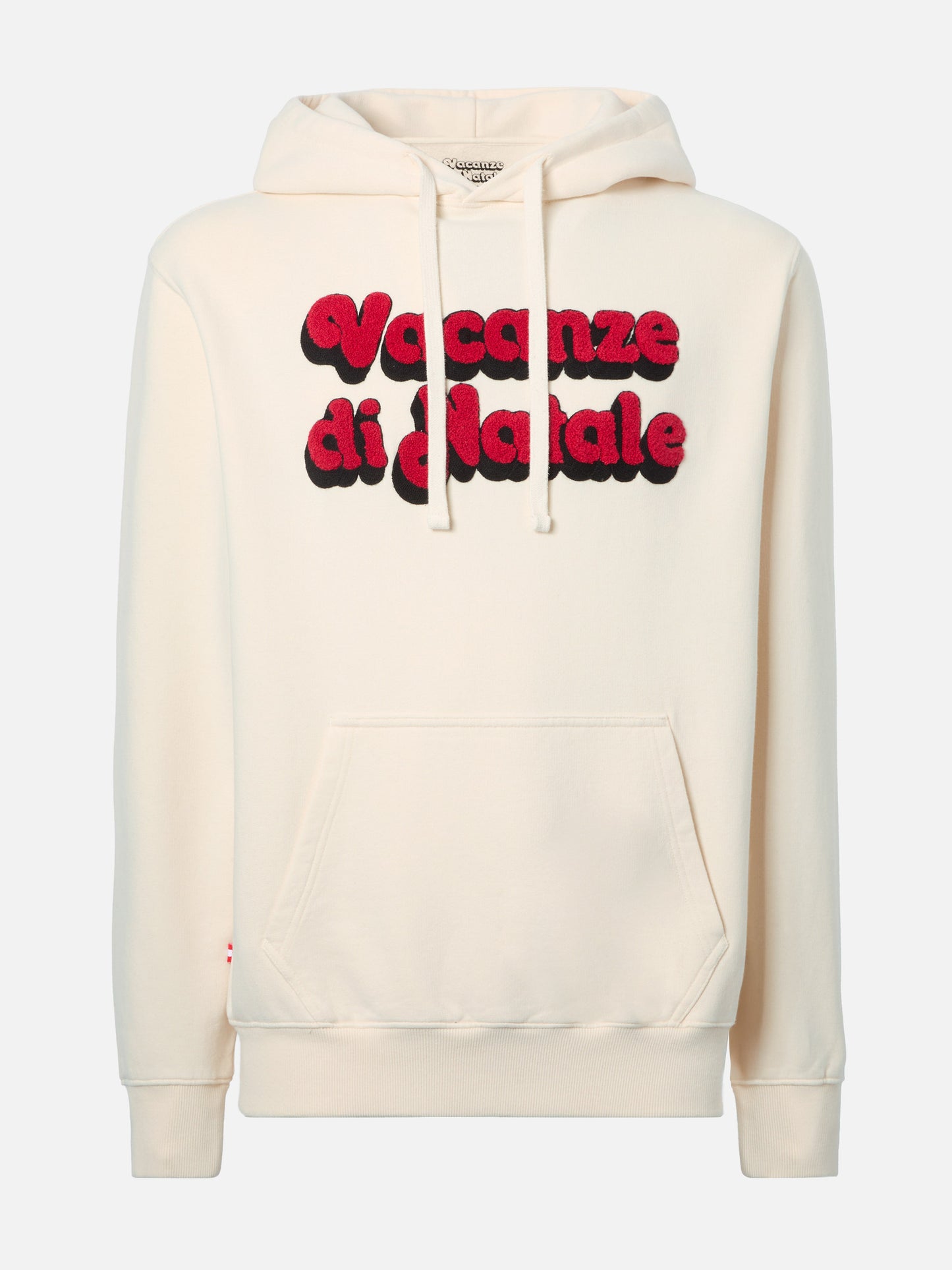 Felpa Tribeca in cotone bianco con cappuccio e ricamo Vacanze di Natale | VACANZE DI NATALE SPECIAL EDITION