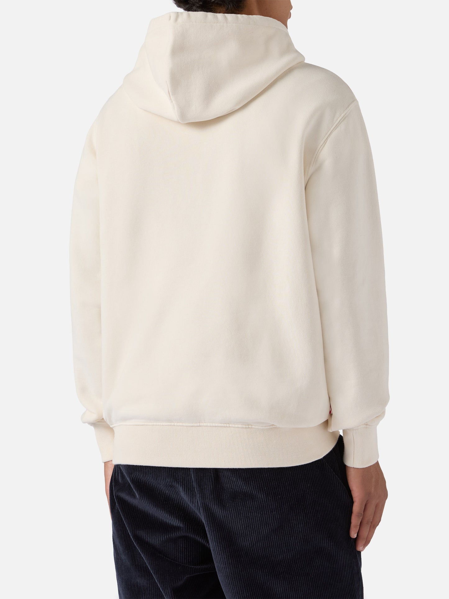 Felpa Tribeca in cotone bianco con cappuccio e ricamo Vacanze di Natale | VACANZE DI NATALE SPECIAL EDITION