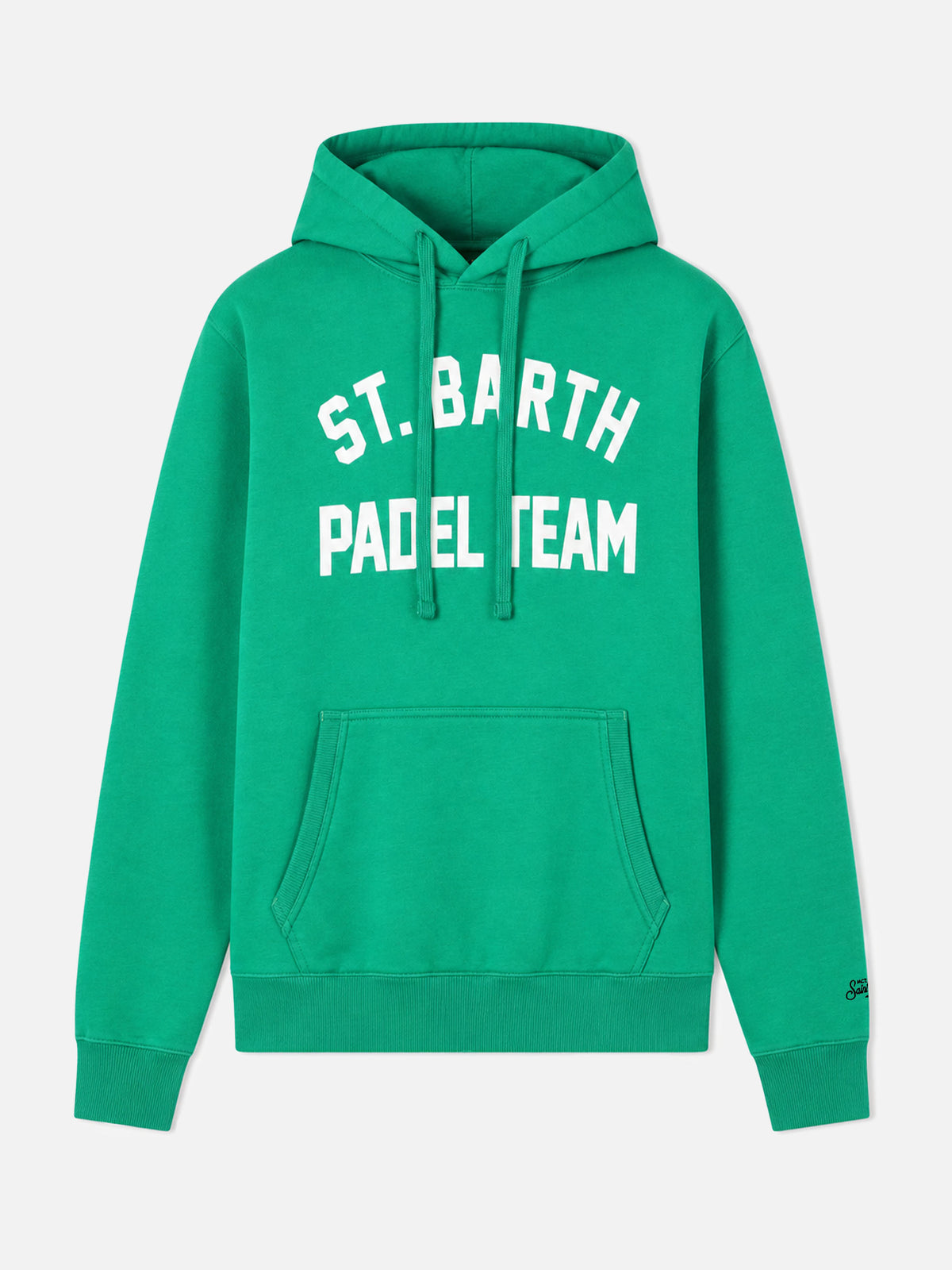 Felpa in cotone con cappuccio con stampa St. Barth Padel Team