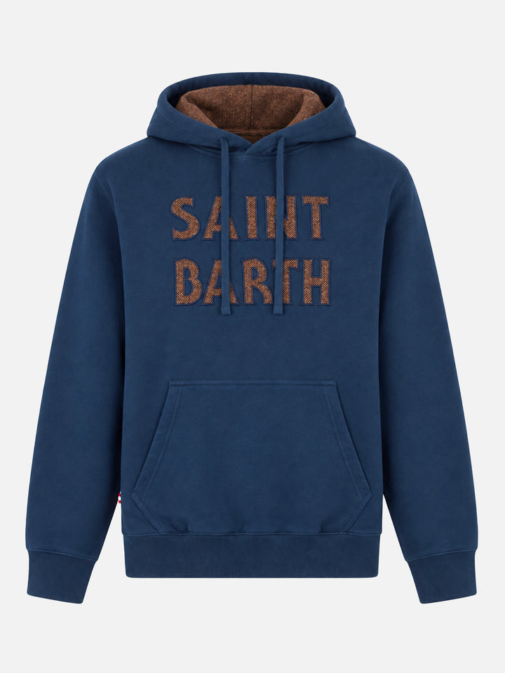 Sweat à capuche bleu Tribeca avec patch 