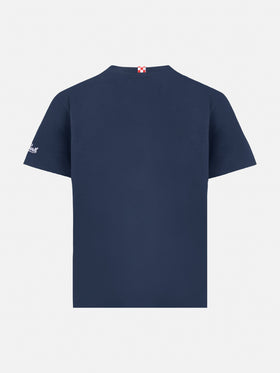 Cotton t-shirt with St. Barth Bad Boy print - MC2 Saint Barth
