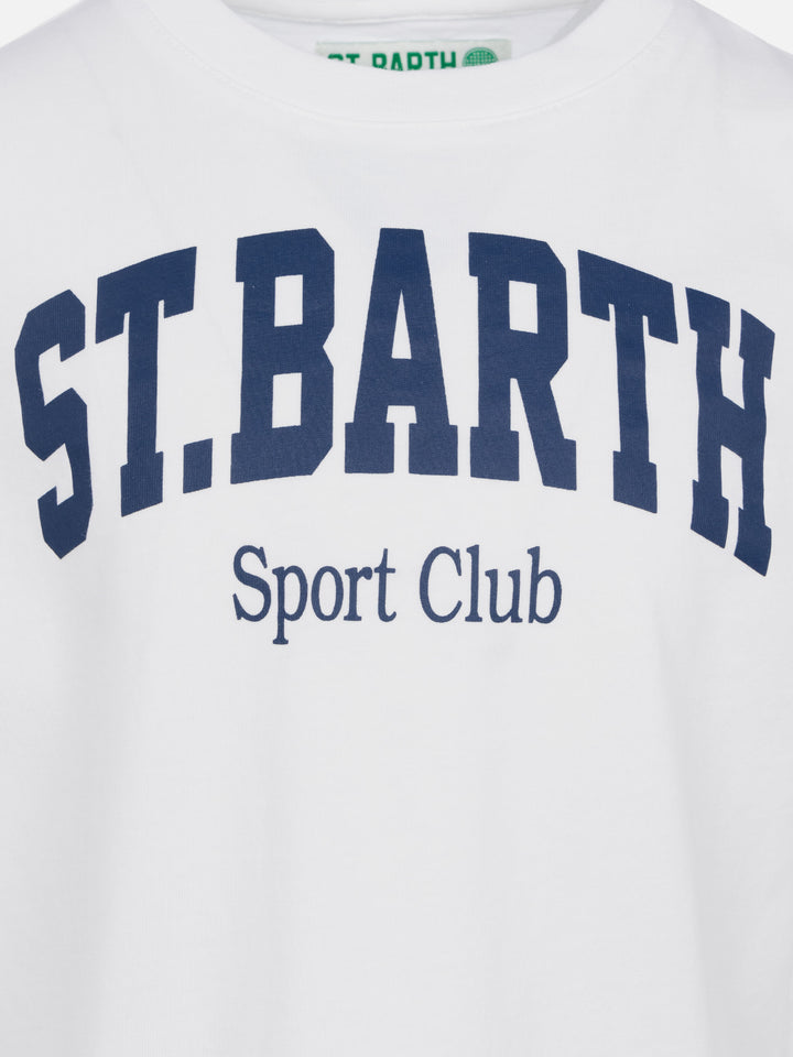 Cotton t-shirt with St. Barth sport club print - MC2 Saint Barth