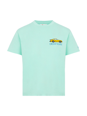 Cotton t-shirt with Cresco veloce embroidery - MC2 Saint Barth