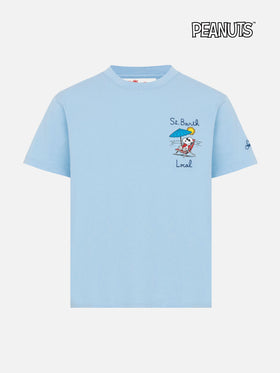 Baumwoll-T-Shirt mit lokaler St. Barth-Stickerei und Snoopy-Aufdruck | SNOOPY PEANUTS® SPECIAL EDITION