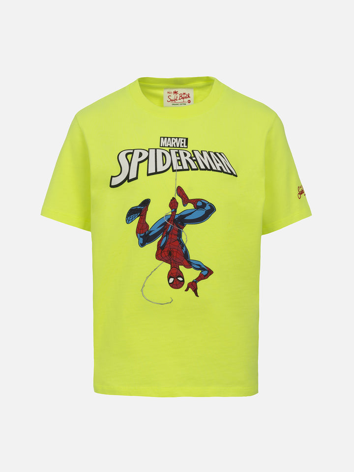 Boy cotton t-shirt with Spider-Boy print | MARVEL SPECIAL EDITION - MC2 Saint Barth
