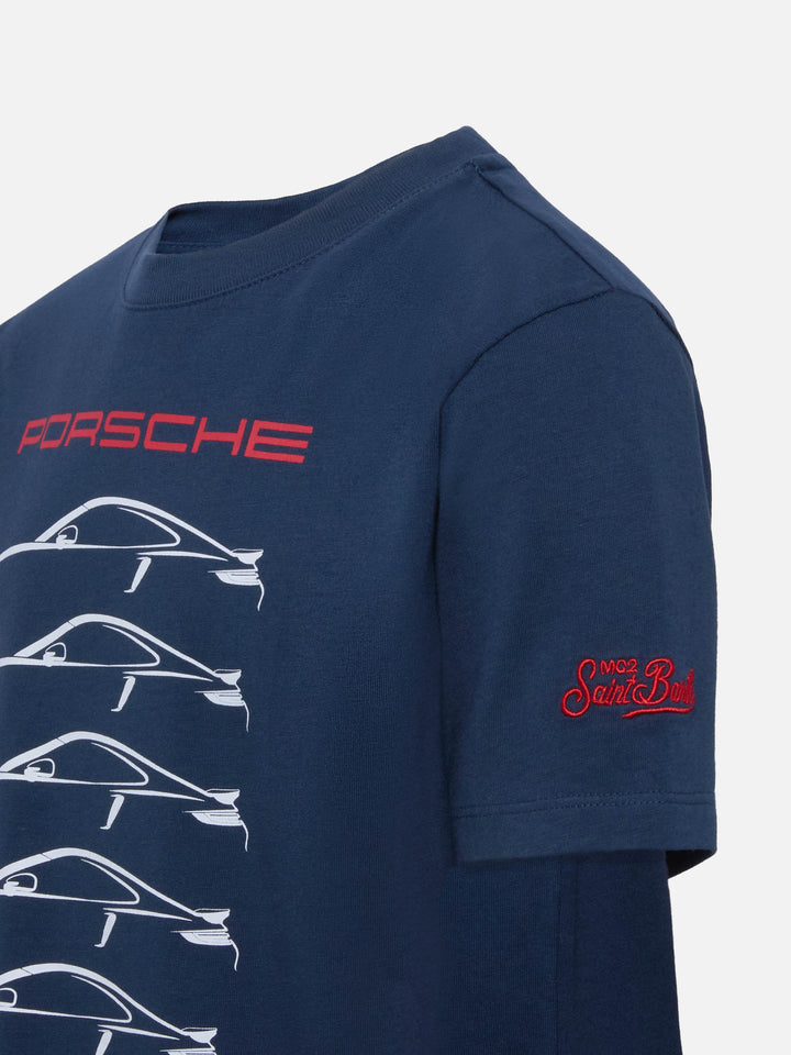 T-shirt in cotone con stampa Porsche 911S Turbo | PORSCHE SPECIAL EDITION