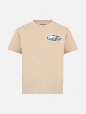 Cotton t-shirt with Cryptopuppets car print CRYPTOPUPPETS SPECIAL EDITION - MC2 Saint Barth