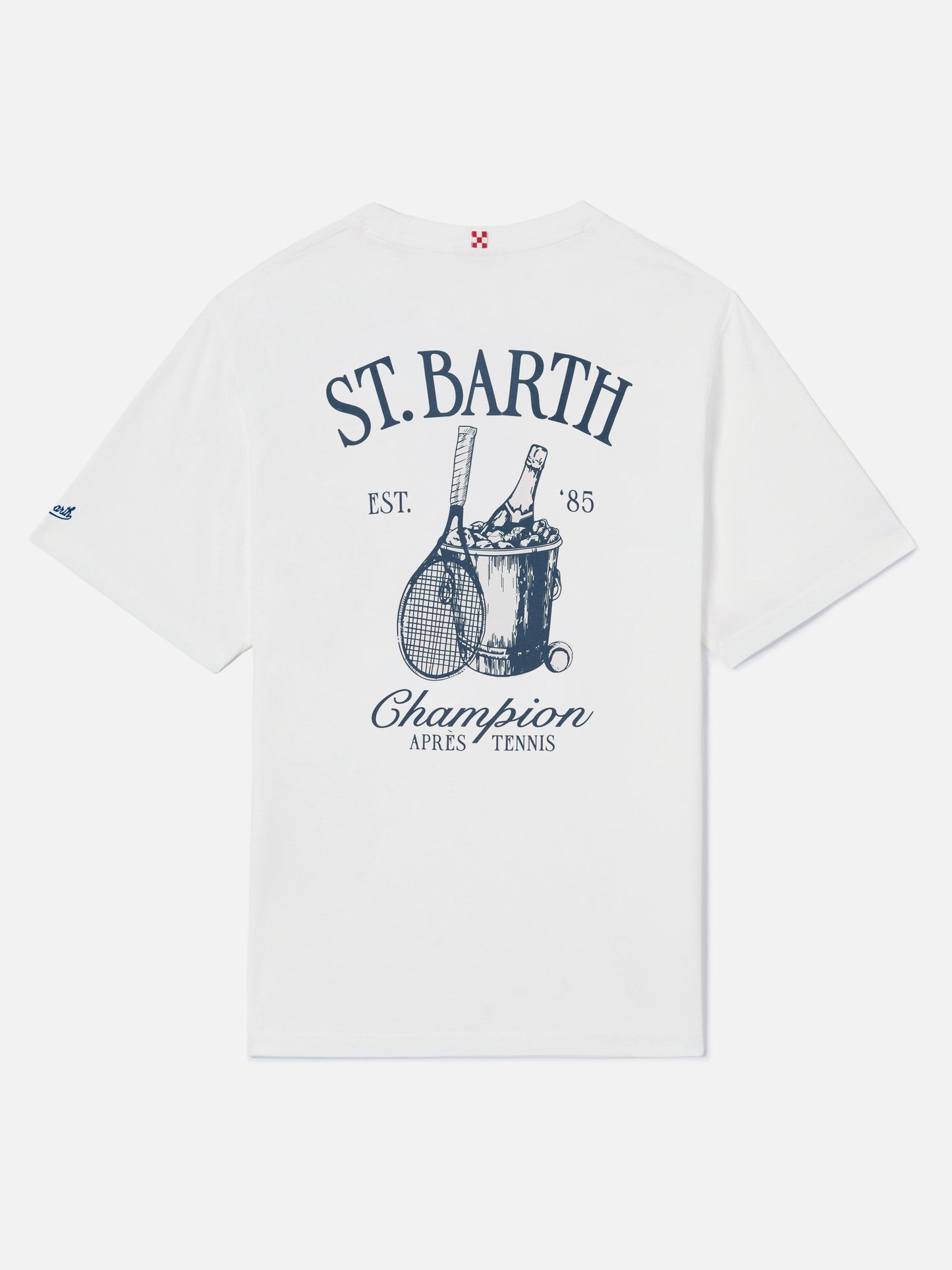 T-shirt avec imprimé tennis St. Barth 