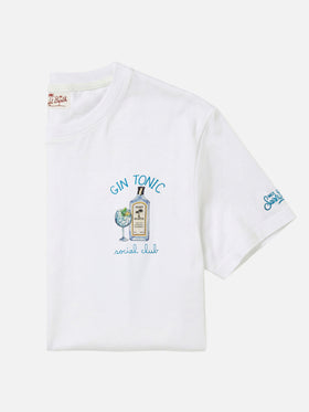 T-shirt Man ricamo gin tonic social club