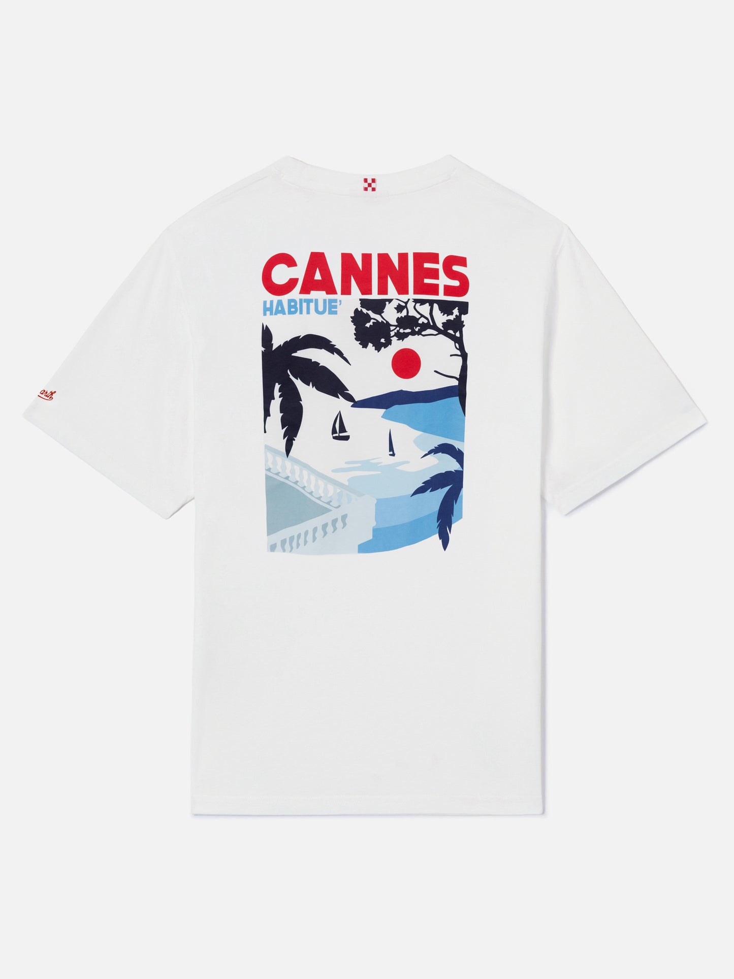 T-shirt avec imprimé carte postale de Cannes 