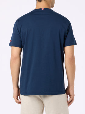 Man cotton t-shirt with Spritz obsessed embroidery - MC2 Saint Barth