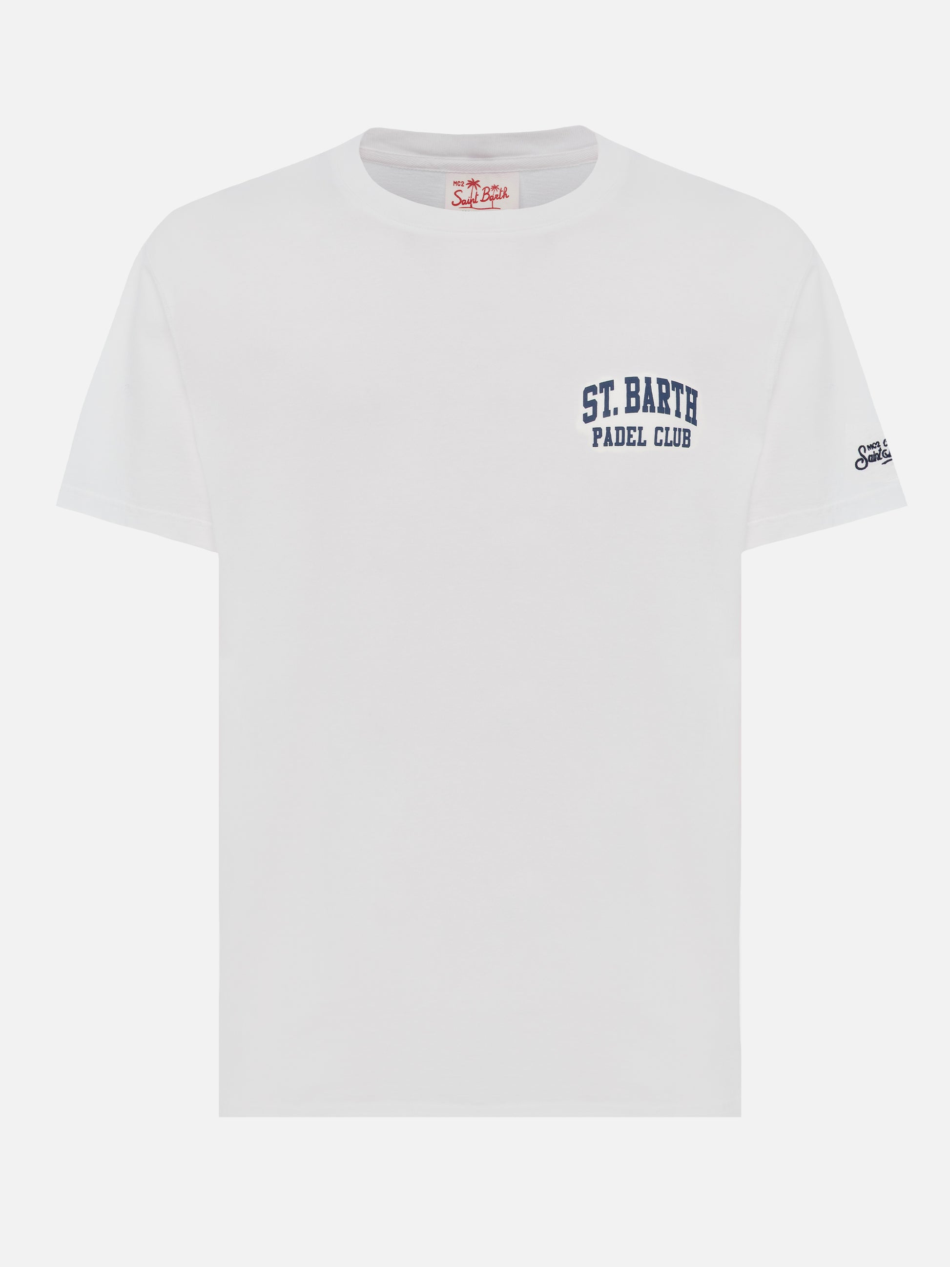 Cotton T-shirt with Snoopy padel club print | SNOOPY PEANUTS® SPECIAL EDITION - MC2 Saint Barth
