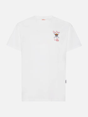 Baumwoll-T-Shirt mit One Piece in St. Barth-Stickerei | ONE PIECE SPECIAL EDITION