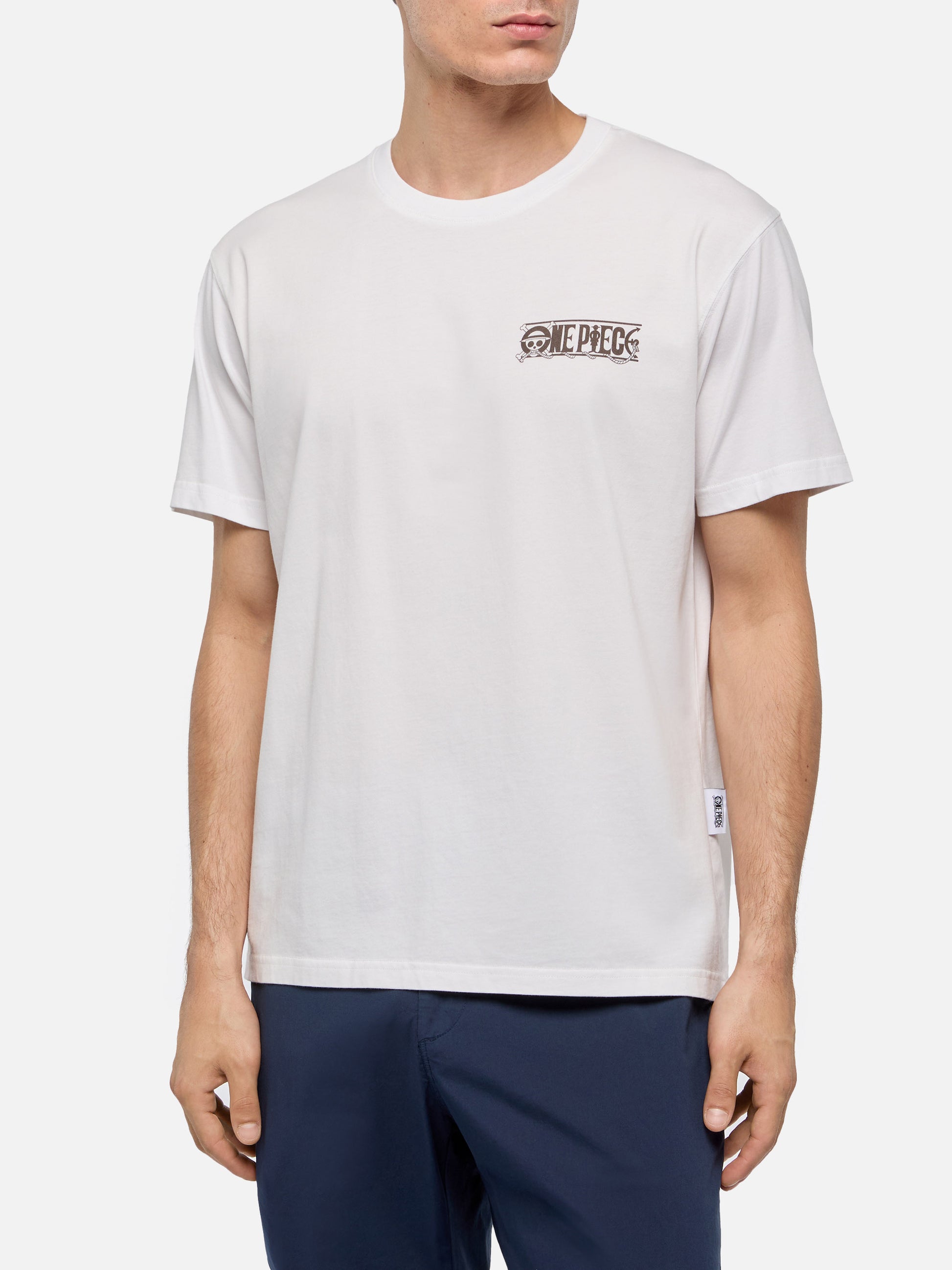 Cotton T-shirt with One Piece print | ONE PIECE SPECIAL EDITION - MC2 Saint Barth