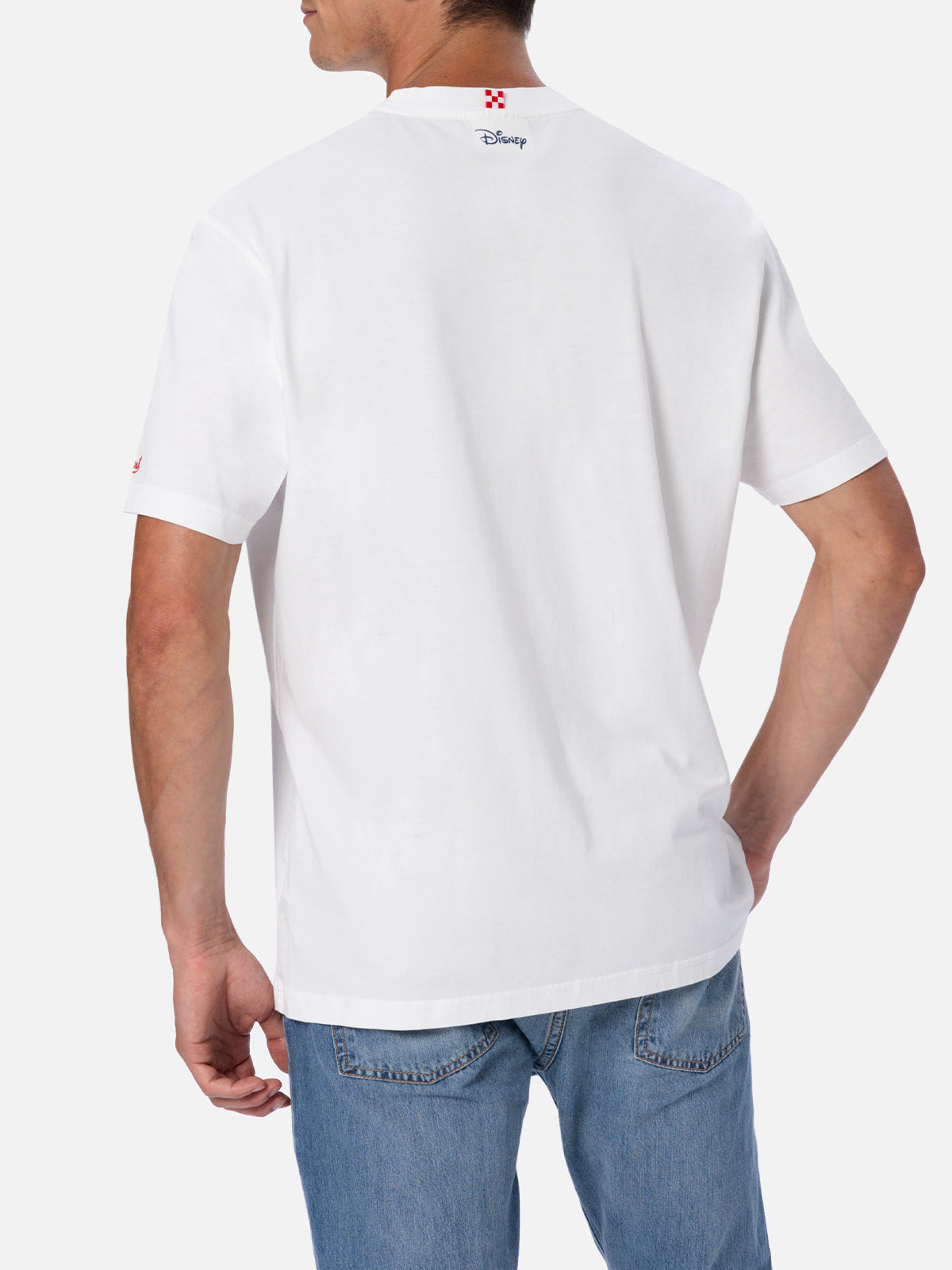 Man cotton t-shirt with Scrooge print and embroidery | ©DISNEY SPECIAL EDITION - MC2 Saint Barth