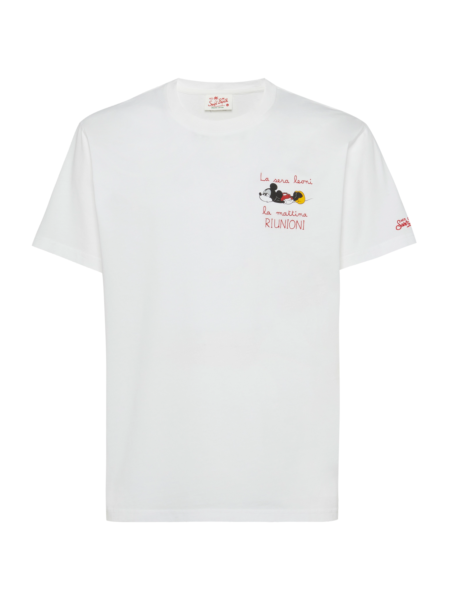 Cotton T-shirt with Mickey Mouse print | DISNEY® SPECIAL EDITION - MC2 Saint Barth