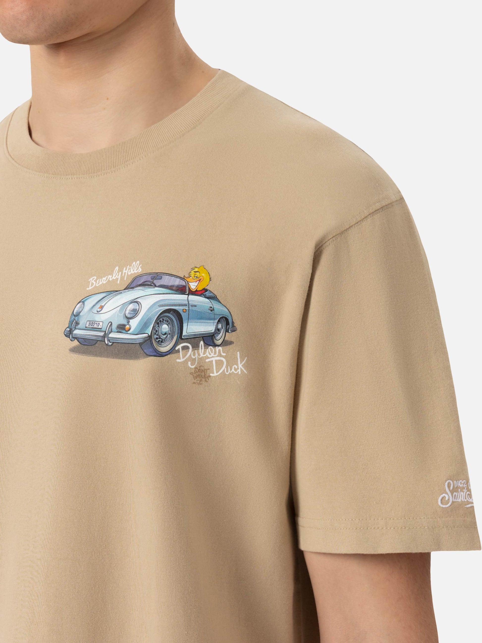 Cotton T-shirt with Ducky Cryptopuppets print | CRYPTOPUPPETS SPECIAL EDITION - MC2 Saint Barth
