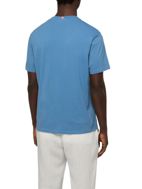Cotton T-shirt with Tutti al Mare print and embroidery |GIN MARE SPECIAL EDITION - MC2 Saint Barth