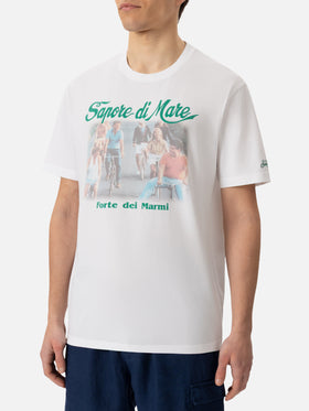 Cotton T-shirt with Forte dei Marmi 83 print |SAPORE DI MARE SPECIAL EDITION - MC2 Saint Barth