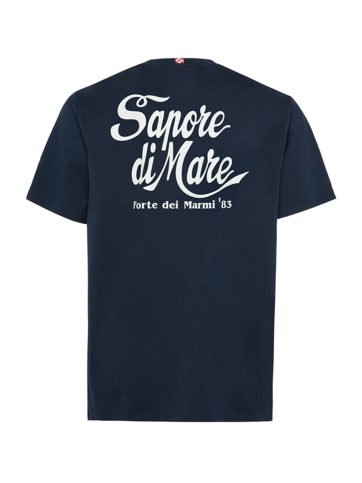 Cotton T-shirt with Forte dei Marmi 83 print | SAPORE DI MARE SPECIAL EDITION - MC2 Saint Barth