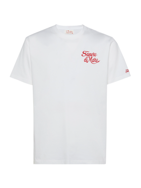 Cotton T-shirt with Forte dei Marmi 83 print | SAPORE DI MARE SPECIAL EDITION - MC2 Saint Barth