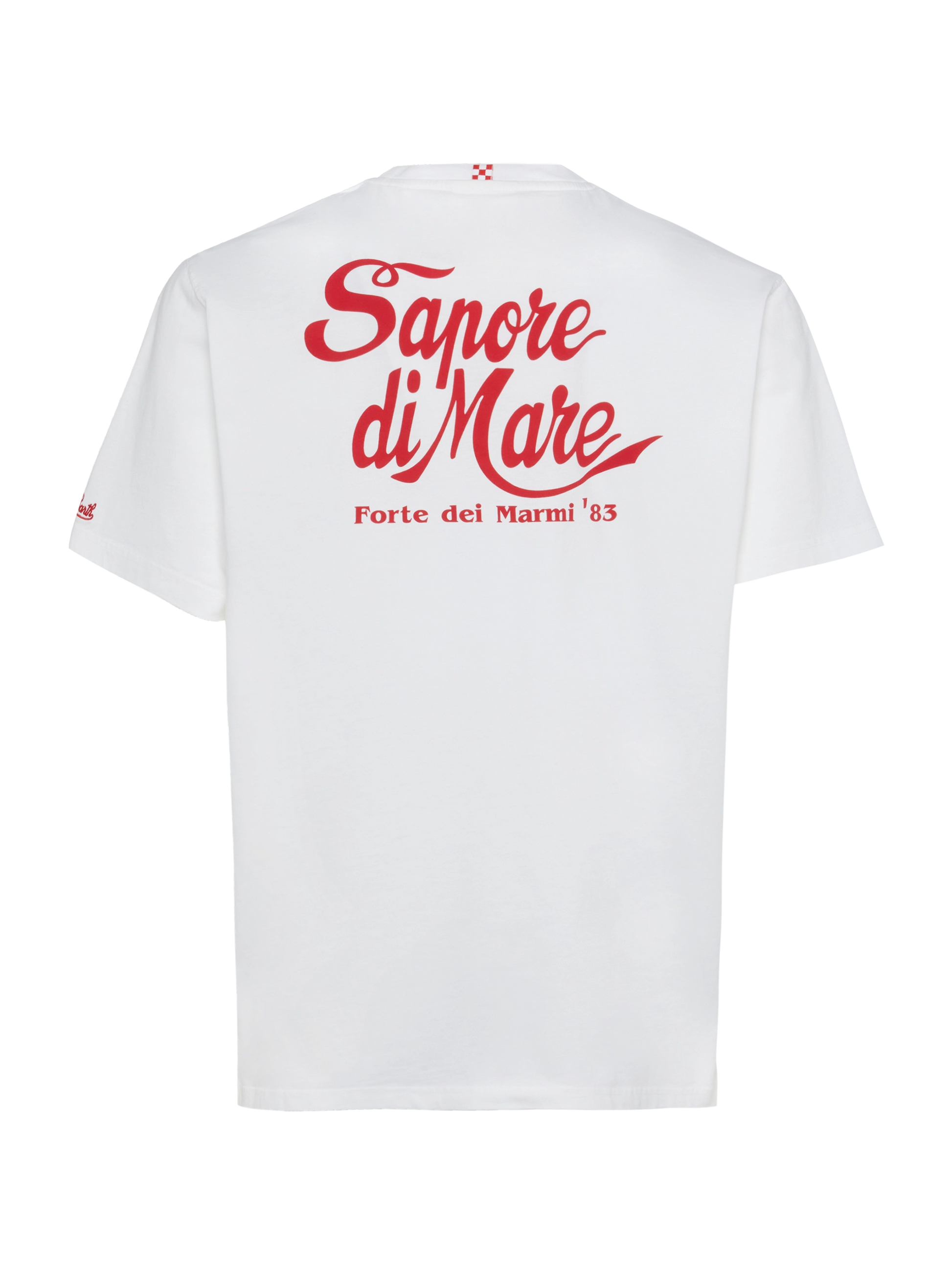 Cotton T-shirt with Forte dei Marmi 83 print | SAPORE DI MARE SPECIAL EDITION - MC2 Saint Barth