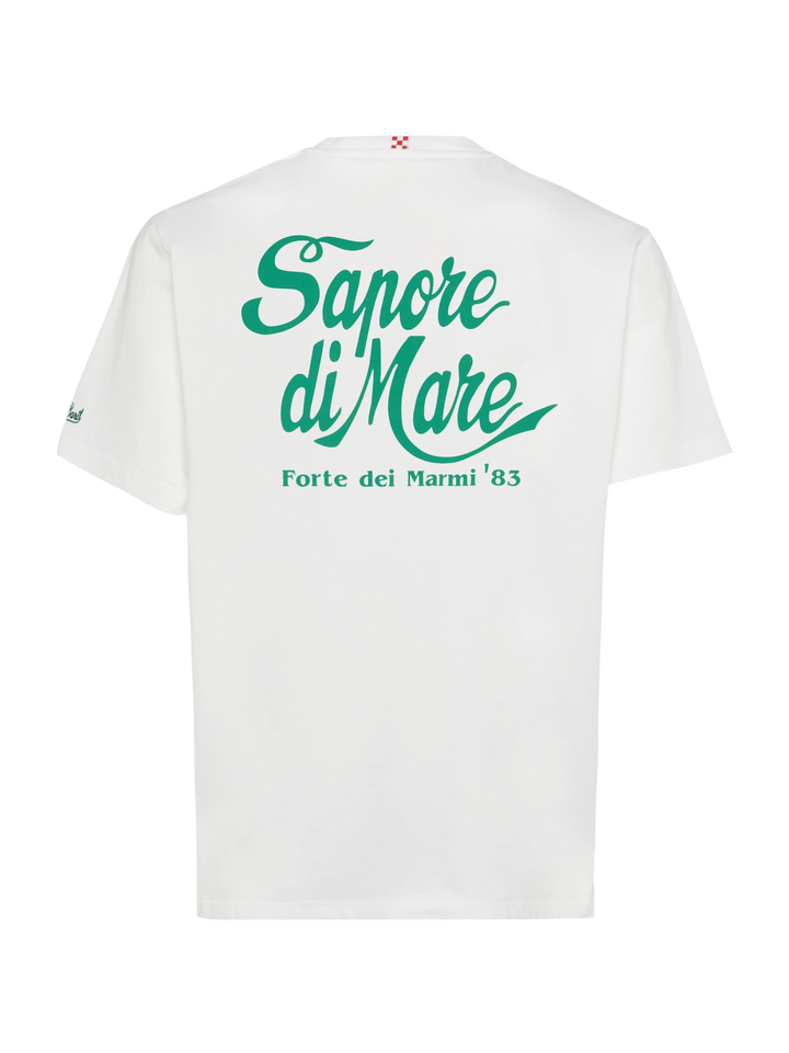 Cotton T-shirt with Forte dei Marmi 83 print |SAPORE DI MARE SPECIAL EDITION - MC2 Saint Barth