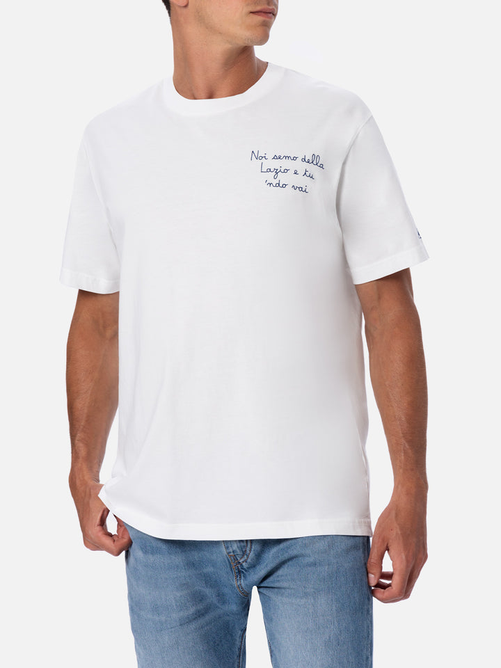 Baumwoll-T-Shirt für Herren mit Lazio-Stickerei | SS LAZIO SPECIAL EDITION