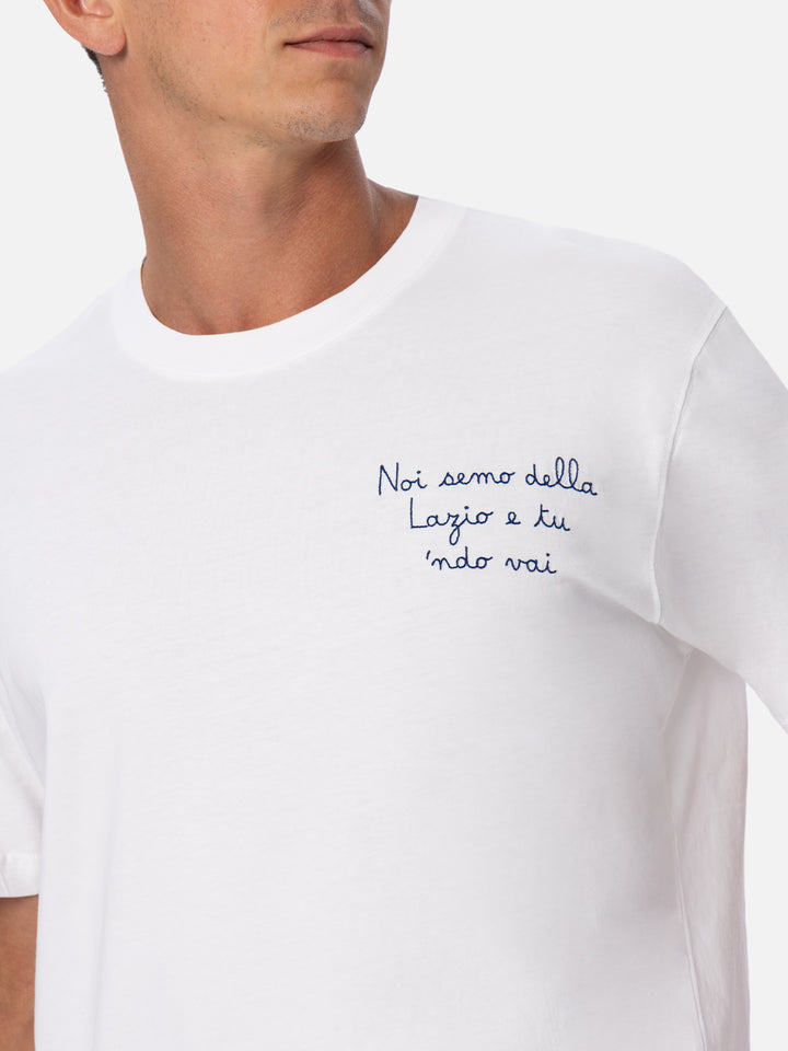 Baumwoll-T-Shirt für Herren mit Lazio-Stickerei | SS LAZIO SPECIAL EDITION